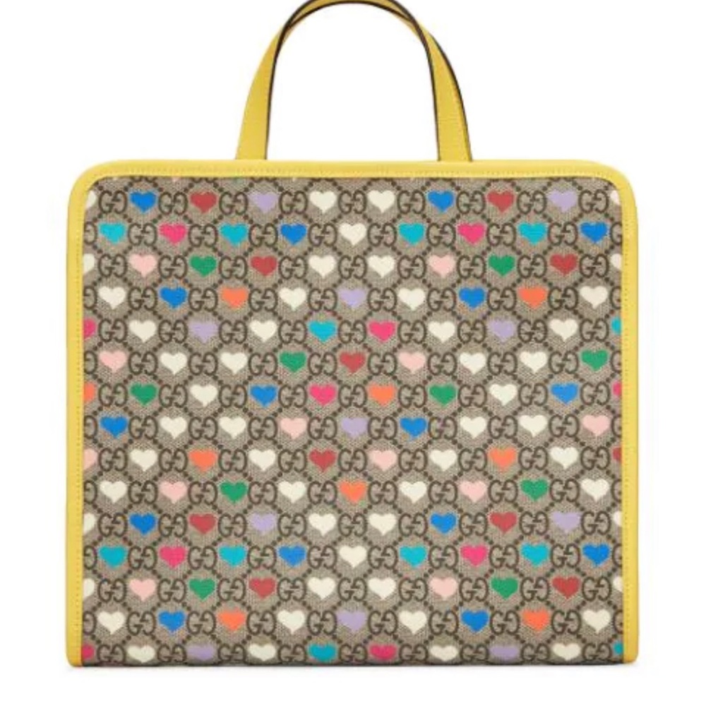 Gucci hearts medium tote